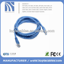 Buena calidad UTP Cat6e Patch Lan cables azul